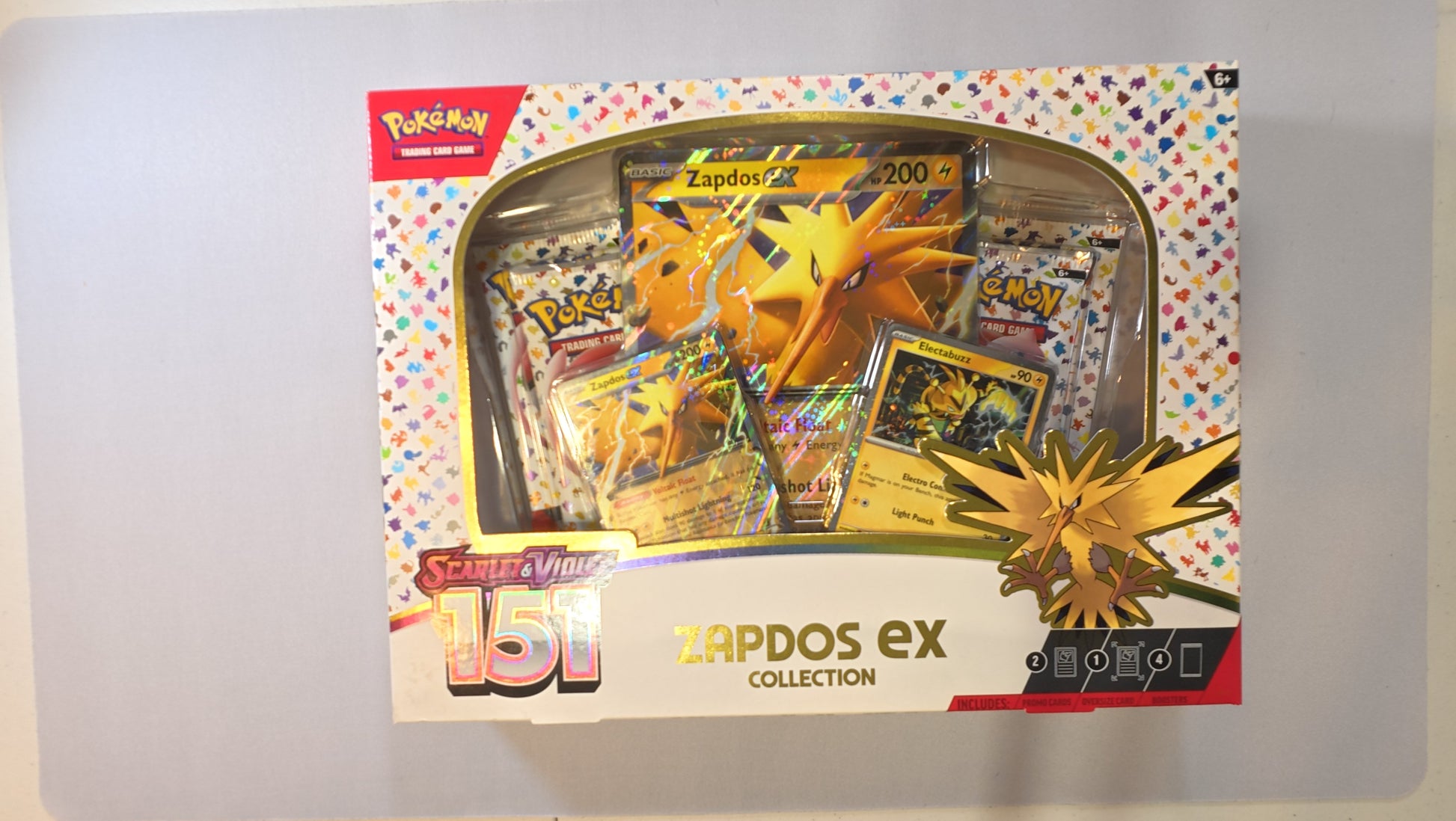 pokémon - trading card game: 151 zapdos ex box 151: Zapdos ex Collection