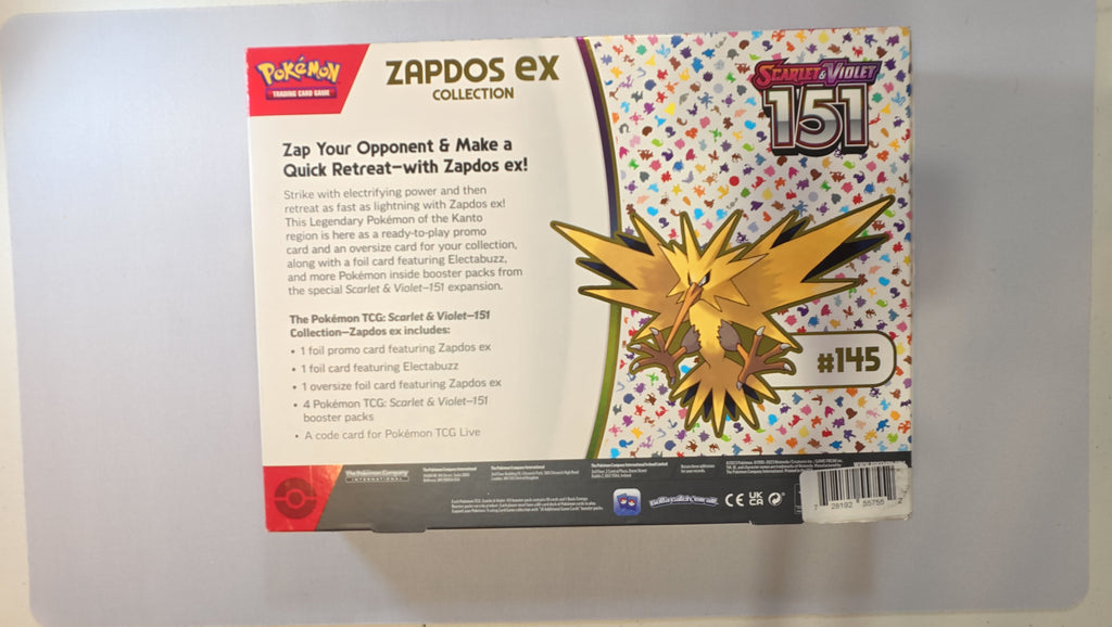 151: Zapdos ex Collection - SV: Scarlet & Violet 151 (MEW)