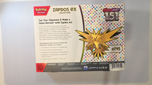 151: Zapdos ex Collection - SV: Scarlet & Violet 151 (MEW)